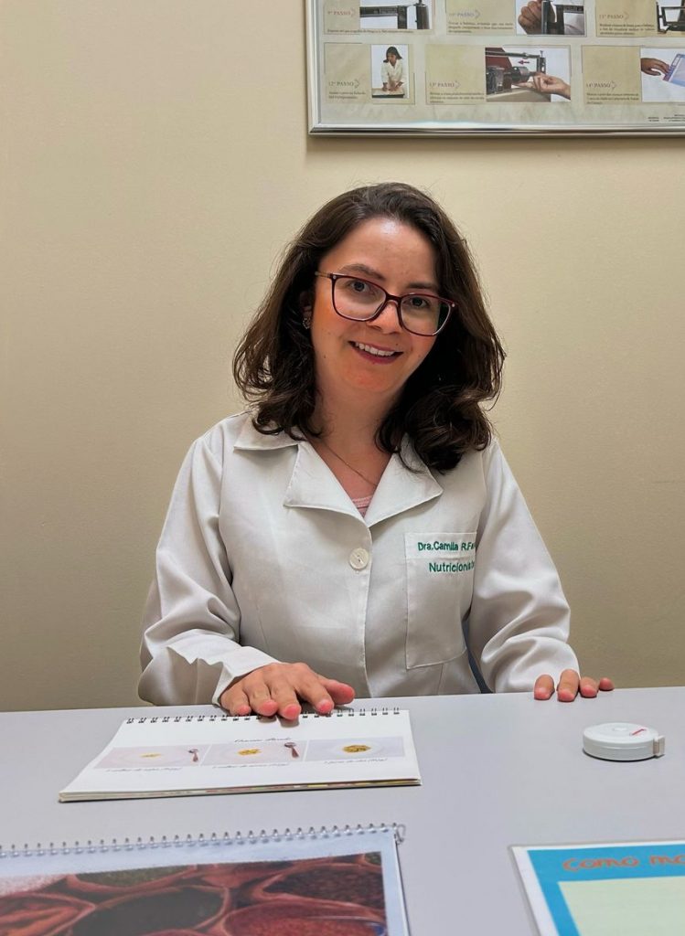 Camila Raymundo Farias, nutricionista da Clínica Escola de Nutrição da Universidade Cruzeiro do Sul 