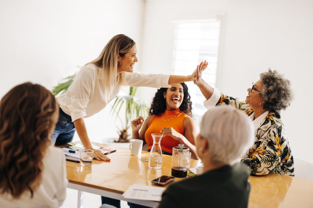 Mulheres em cargos de liderança