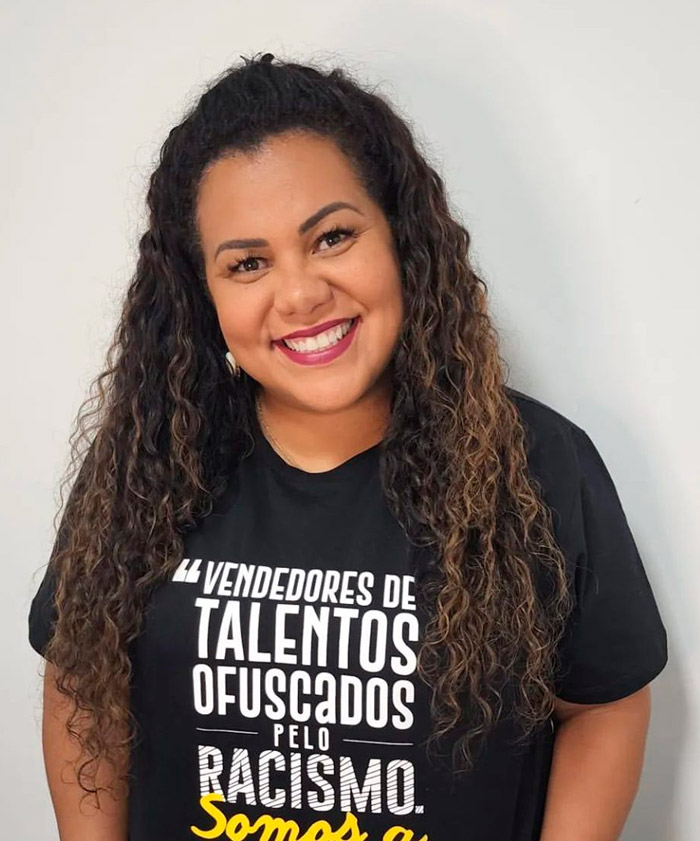 Patrícia Santos, fundadora e CEO da consultoria EmpregueAfro.